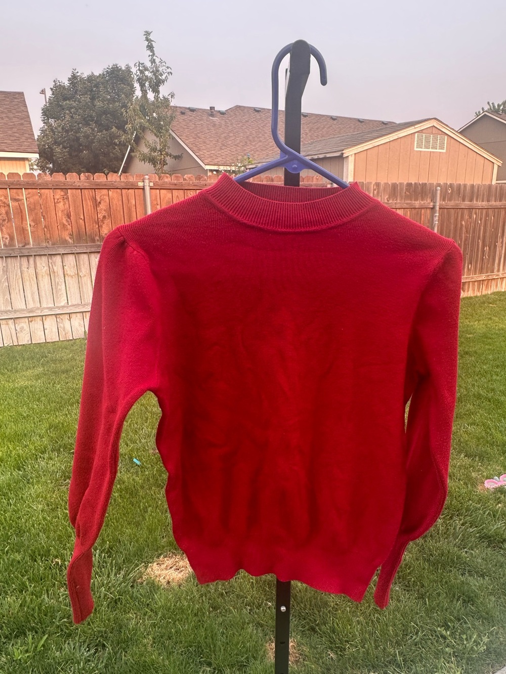 Jon & Anna small red sweater